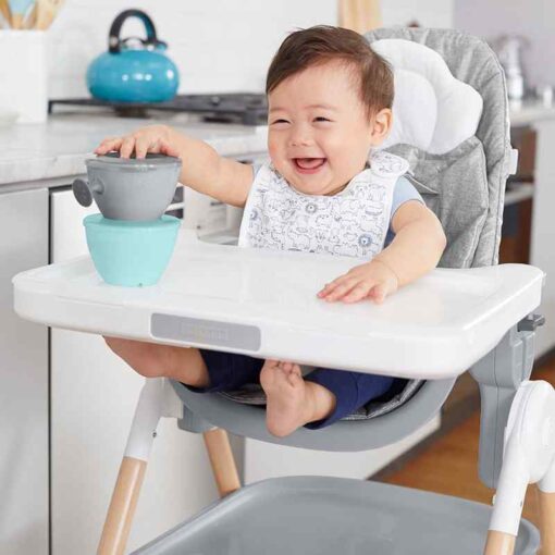 Skiphop - Easy Feed Mealtime Set - Teal/Grey - Image 5