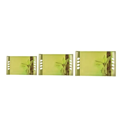 SND Homes Premium Melamine Break Resistant Serving Tray (S, m, L)- Set of 3 - Image 4