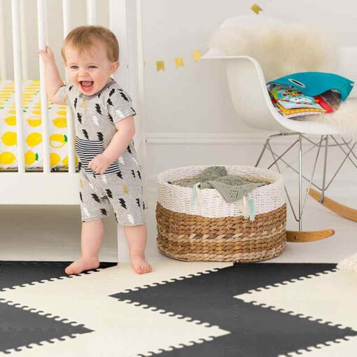 Skip Hop Playspot Geo - FF, Black/Cream, 70 x 56 x 0.5 - Image 4