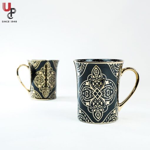 SND Homes Flower Series Fine Bone China Ceramics 300ml (Pack of 2) Bone China Coffee Mug  (330 ml, Pack of 2) - Image 4