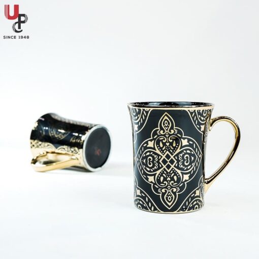 SND Homes Flower Series Fine Bone China Ceramics 300ml (Pack of 2) Bone China Coffee Mug  (330 ml, Pack of 2) - Image 5