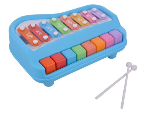 Fun Dream 2 in-1 Baby Piano Xylophone Toy - Preschool Educational Musical Learning Instruments for Kids -  XYLOPHONE-FDZ 1502 - Image 2