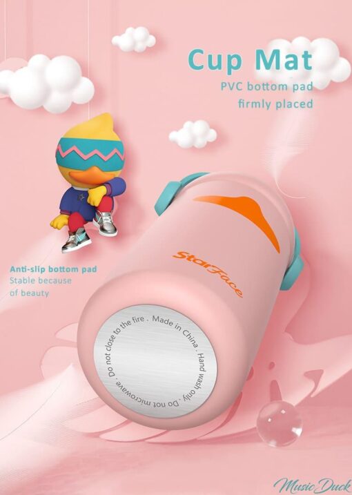 pink water bottle