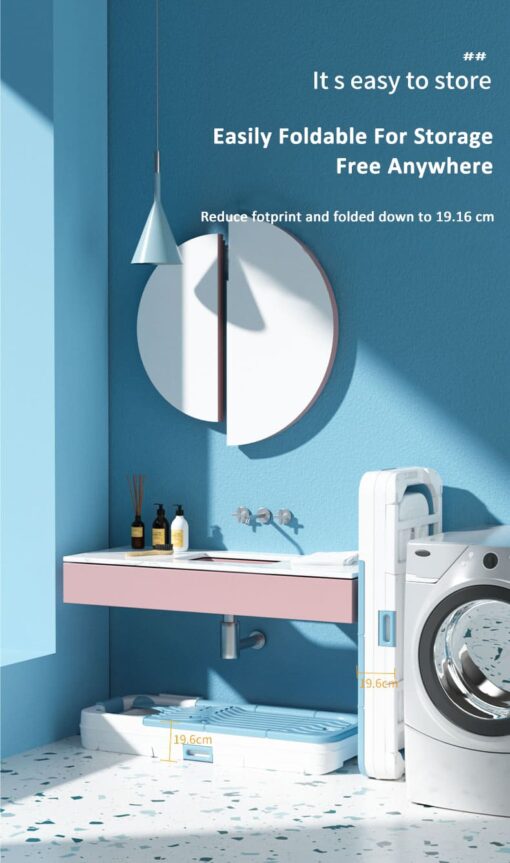 [Refurbished] StarAndDaisy Best Folding Bathtub for Kids Children and Adult Mega size Multi Functional Jumbo Bathtub(Blue | ‎1.15 meter) - Image 11