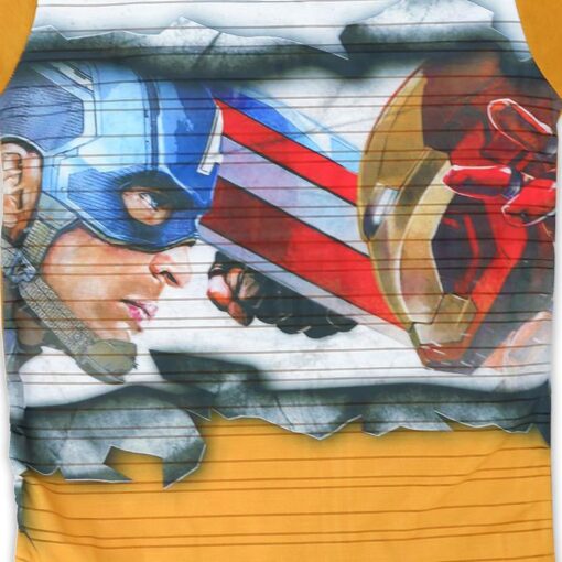 Marvel Avengers Printed T-shirt 100% COTTON for kids from 2years to 6years (Gold, Marvel Avengers) - Image 3
