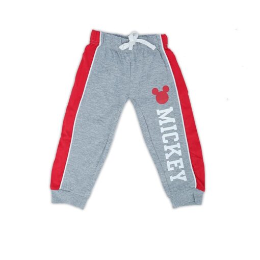 Mickey Mouse Printed Cotton T-shirt & Pyjama Set for Kids from 2years to 6years - Image 3