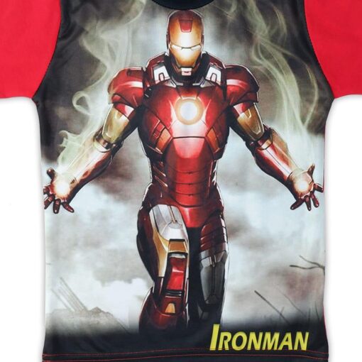 Marvel Avengers Printed T-shirt 100% COTTON for kids from 2years to 6years (Red) - Image 3
