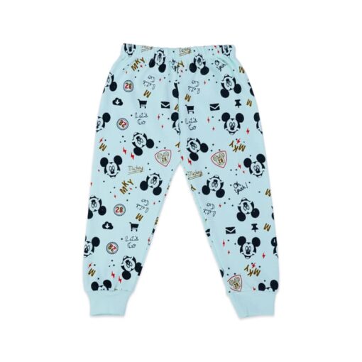 Mickey Mouse printed Night Suit Wear Green - Image 3