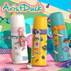 Yellow Pink Green Water Bottle set of 3