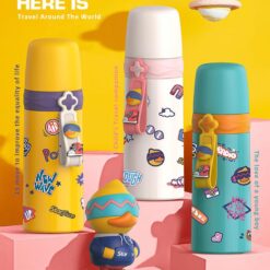 Set of 3 Multicolor Water Bottles