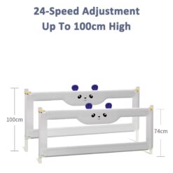 infant bed guard rail
