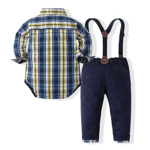 StarAndDaisy Boys Party Dresses Premium Serires (Check Blue | tzb0515) - Image 13
