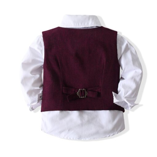 StarAndDaisy Boys Party Dresses Premium Serires (White & Red | tz893) - Image 2