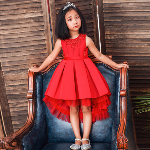 StarAndDaisy Girls Party Dresses Premium Serires (Red| 186) - Image 2