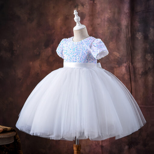 StarAndDaisy Girls Party Dresses Premium Serires (white| DS0816) - Image 2