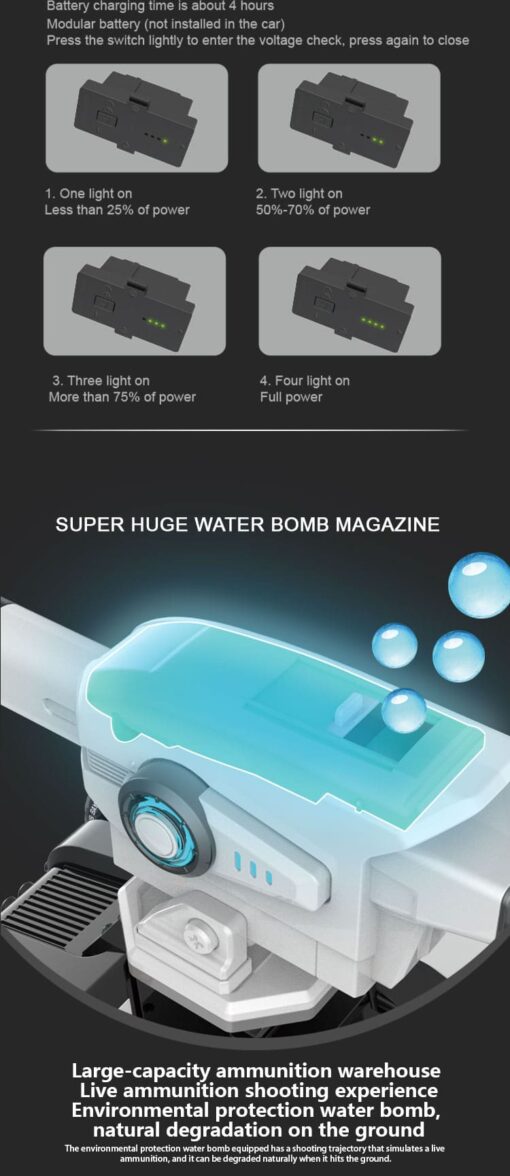Double mode Stunt Car controller Water bullet tank 360 degree rotation remote controlle car and gesture control car - Image 23