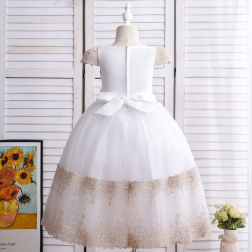StarAndDaisy Girls Party Dresses Premium Serires (white| A7150) - Image 3