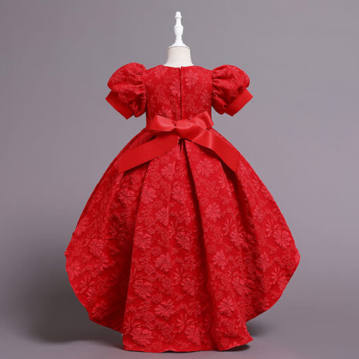 StarAndDaisy Girls Party Dresses Premium Serires (Red| 5818) - Image 4