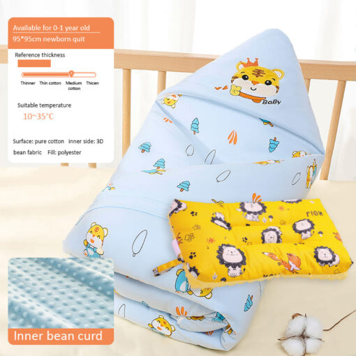 StarAndDaisy Baby Breathable Blanket & Pillow (Multicolor) - Image 6