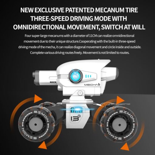 Double mode Stunt Car controller Water bullet tank 360 degree rotation remote controlled car and gesture control car - Image 9