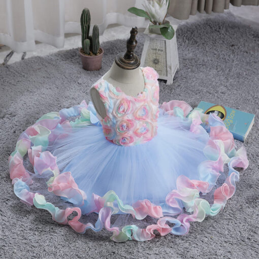 StarAndDaisy Girls Party Dresses Premium Series - Blue - Image 2
