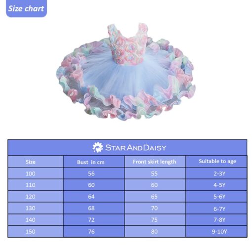 StarAndDaisy Girls Party Dresses Premium Series - Blue - Image 5