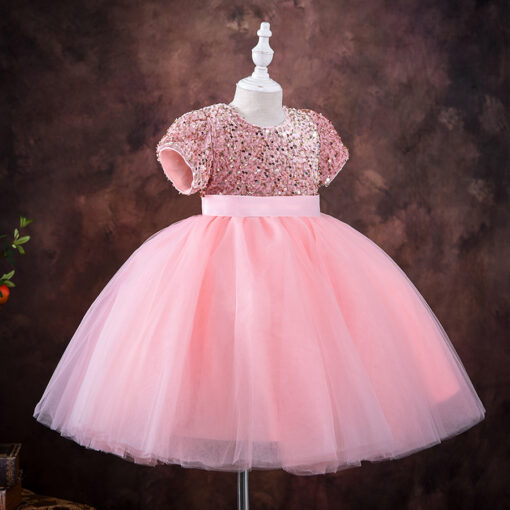 StarAndDaisy Girls Party Dresses Premium Serires (pink| DS0816) - Image 3