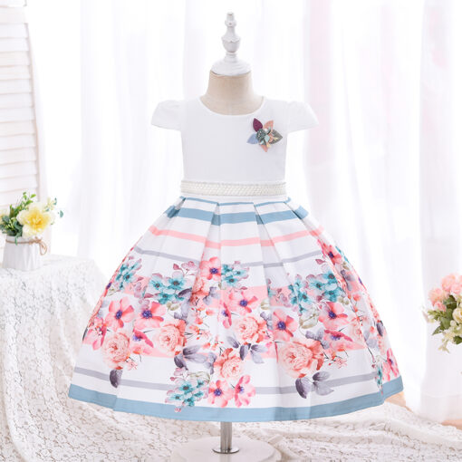 StarAndDaisy Girls Party Dresses Premium Serires (white| W8519) - Image 2