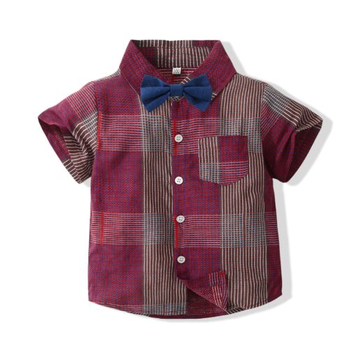 StarAndDaisy Boys Party Dresses Premium Serires (Venetian Red & Blue| tzd3537) - Image 14