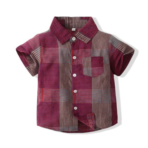 StarAndDaisy Boys Party Dresses Premium Serires (Venetian Red & Blue| tzd3537) - Image 17
