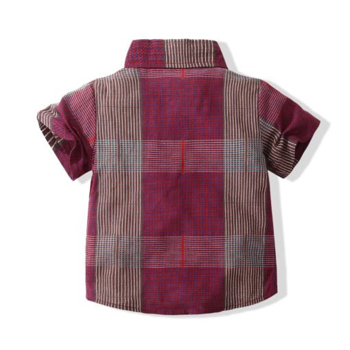 StarAndDaisy Boys Party Dresses Premium Serires (Venetian Red & Blue| tzd3537) - Image 3