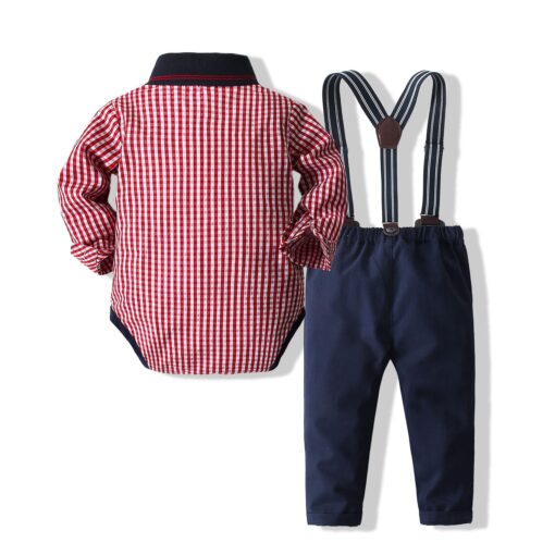 StarAndDaisy Boys Party Dresses Premium Serires (French Raspberry & Blue| tzd3482) - Image 14