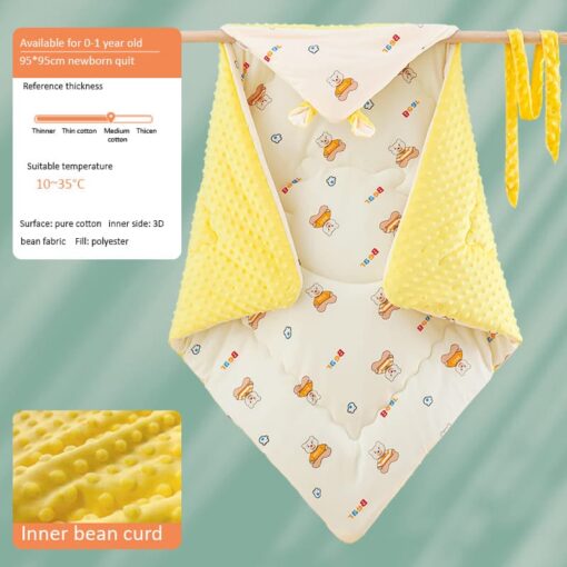 StarAndDaisy Baby breathable Blanket with Baby printed (Sky Blue) - Image 12