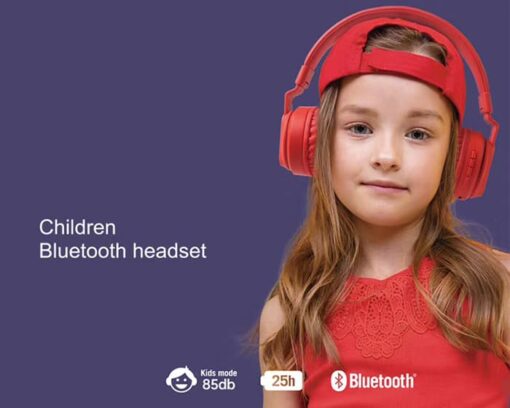 StarAndDaisy Rome Kids Safe Noise Control Bluetooth Headphones that can be used in wireless (Bluetooth) and wired modes (3.5mm auxiliary jack cable) princess powder - Image 10