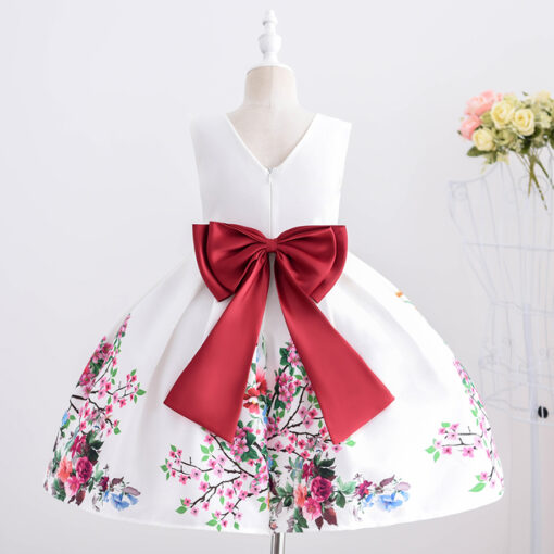 StarAndDaisy Girls Party Dresses Premium Serires (Red| B19-9) - Image 2