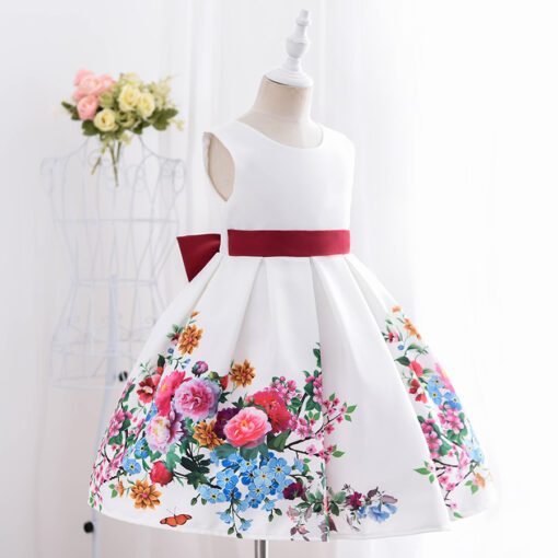 StarAndDaisy Girls Party Dresses Premium Serires (Red| B19-9) - Image 5