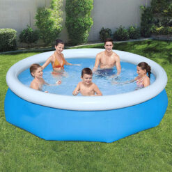 StarAndDaisy Best Kids & Family Inflatable Indoor and Outdoor Padding Pool Fast Set, Round Kids Inflatable (10ft | 3.05 Meter Pool)