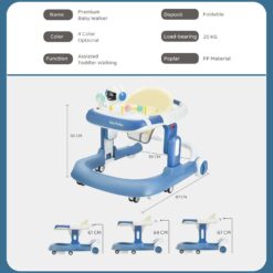 dimension of baby walkers