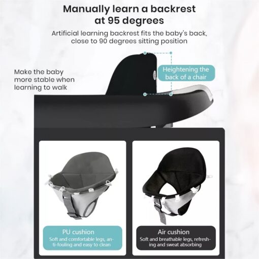 manuaaly learn 95 degree baby walker