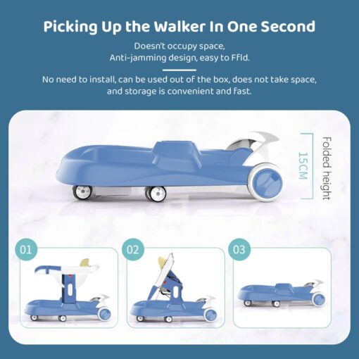 picking up baby walker in 1 second