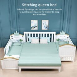 Baby Crib Attached to Bed