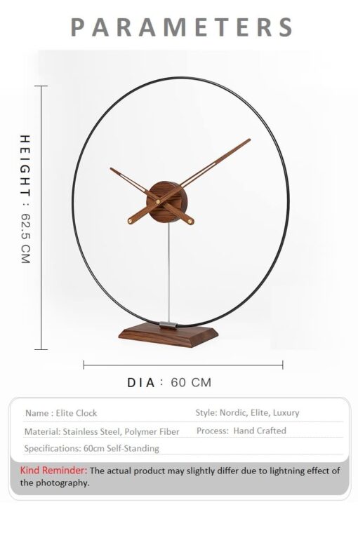 SND Home Décor Handcrafted Elite -  Wall and Table Clock for Modern Life-Style and High-End Luxury - Image 5