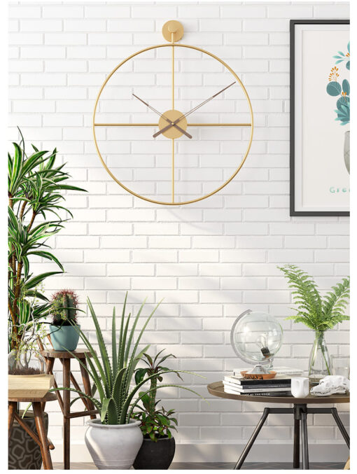 SND Premium Wall Clock with Modern Look for Dining Room, Lobby & Bedroom - Black, Size : 80cm - Image 4