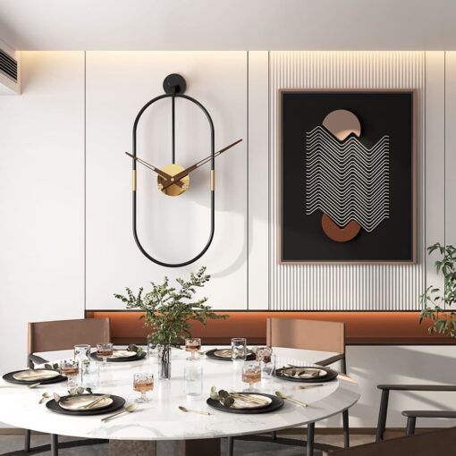 SND Designer Wall Clock with Modern Look for Dining Room, Lobby & Bedroom - Image 3