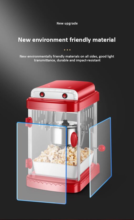 Electric Popcorn Maker Automatic Hot Air Oil Popped Corn Popper DIY Heating Non-Stick Corn Popcorn Making Machine Pot EU US Plug - Image 20