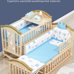 Best Baby Cot Cum Junior Bed - Pinewood Baby Bed Crib - Junior Bed
