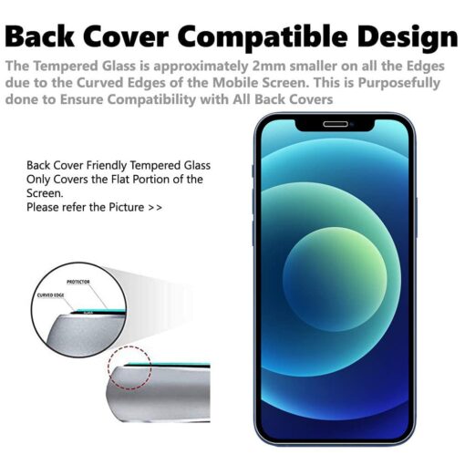 YUGAO Premium Aero-Fit Robust Oleophobic Tempered Glass for iPhone 11 / XR (Most Compatible Devices - 6.1" | 828x1792 pixels) - Image 3