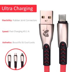 YUGAO X-58 Flat Nylon Fast Charging