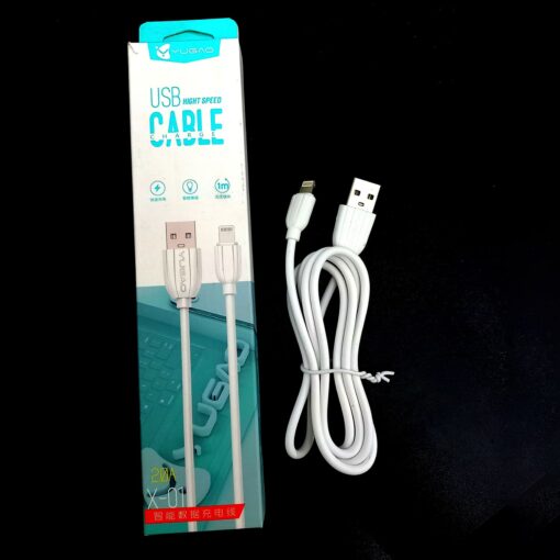 Yugao X-01 Fast Charging & Data Sync USB Cable Compatible for iPhone 6/6S/7/7+/8/8+/10/11, iPad Air/Mini, iPod and iOS Devices