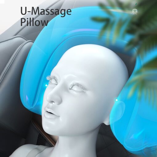Massage chair with LCD control panel